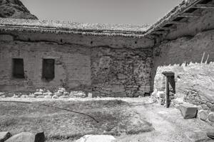 Archaeological ruins of house